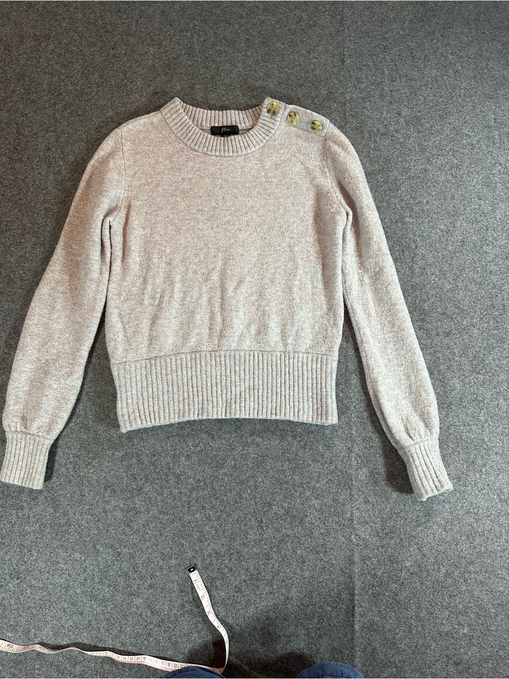 J. Crew Gray Crewneck Sweater